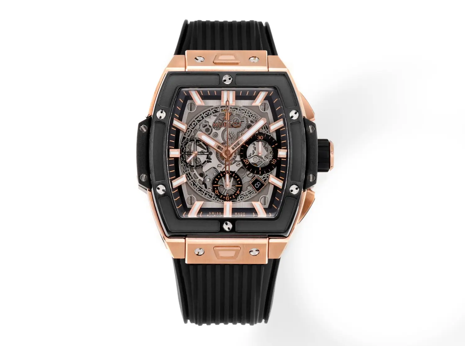 Flexible TW Factory HUBLOT Spirit of Big Bang Black & Rose Gold Limited Edition Watch – Model 642.NX.0170.RX – Super Clone Masterpiece 7635